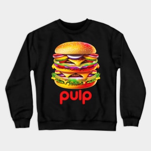 Pulp - 90s Britpop Fan Art Crewneck Sweatshirt